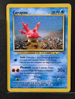 Carte Pokemon Corayon 37/75 Edition 2 Ed 2 Neo Discovery Wizards FR 4 - Image 2