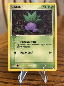 Oddish 68/101 Common Hidden Legends NM - Image 1