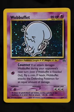 Wobbuffet 16/75 NM Neo Discovery Holo Rare Pokemon TCG Near Mint - Image 1