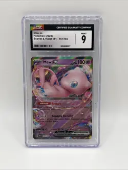 Pokemon TCG Mew EX 151/165 Scarlet & Violet 151 English Edition CGC 10 Gem Mint - Image 1
