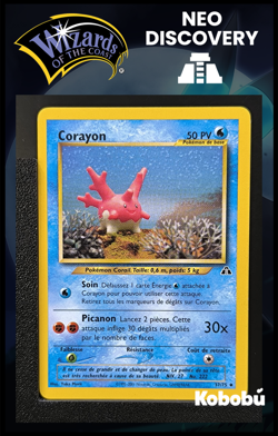 Carte Pokemon Corayon 37/75 Edition 2 Ed 2 Neo Discovery Wizards FR 3 - Image 1