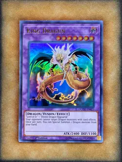 Yugioh King Dragun DUOV-EN077 Ultra Rare 1st Ed NM - Image 1