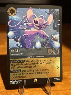 Disney Lorcana - Angel - Experiment 624 - Winterspell (11) - Legendary Foil - Image 1