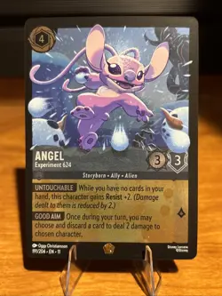 Disney Lorcana - Angel - Experiment 624 - Winterspell (11) - Legendary Foil - Image 2
