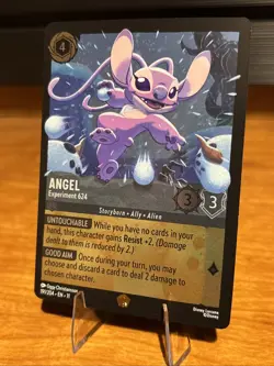 Disney Lorcana - Angel - Experiment 624 - Winterspell (11) - Legendary Foil - Image 3