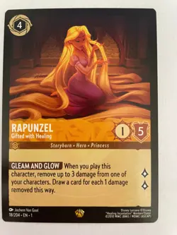 Rapunzel (Gifted with Healing) 18/204 - Non Holo - The First Chapter Lorcana - Image 1