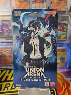 🔥 NEW Bandai Union Arena Solo Leveling TCG Booster Pack w/12 Cards - Image 1