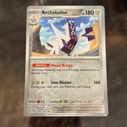 Archaludon 107/142 Pokemon Card Pokemon TCG Holo - Image 1