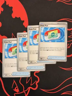 Pokemon TCG 4x Poke Pad Card Perfect Order 081/Ascended Heroes 198 X4 Playset! - Image 1