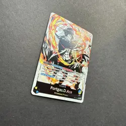 One Piece Card Game Portgas D Ace ST13-002 Alt Art Leader The Three Brothers NM - Image 2