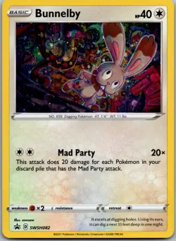 Bunnelby - Promo SWSH: Sword & Shield Promo Cards SWSH082 NM - Image 1