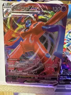 Deoxys VMAX Shiny Holo Card Limited Edition Fan Art 🖼 Card - Image 1
