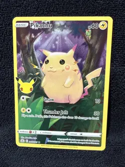 Pikachu POKEMON CARD CELEBRATIONS FULL ART 2021 Pokemon PIKACHU Card Art - Image 1
