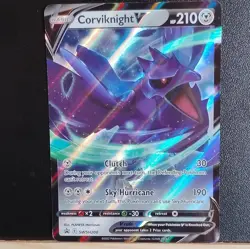 Pokemon Corviknight V SWSH Promo Full Art Holo Card SWSH200 HP210 2022 - Image 1