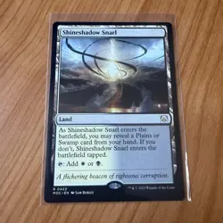 Shineshadow Snarl - N/M - March Of The Marchine Magic The Gathering MTG - Image 1