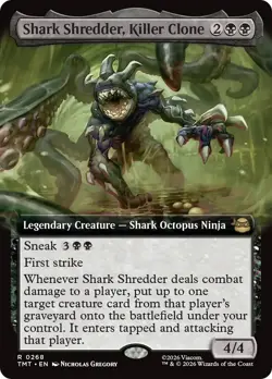 Shark Shredder, Killer Clone (Extended Art) [Teenage Mutant Ninja Turtles] Foil - Image 1