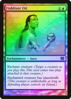 Fishliver Oil FOIL 9th Edition NM Blue Common MAGIC GATHERING CARD ABUGames - Image 1