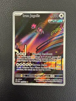 Pokemon TCG Iron Jugulis Paradox Rift Holo Card 216/182 Near Mint Condition - Image 1