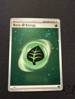 Pokemon 151 TCG Legit HD Cosmo Holo Grass Energy 3 Swirl - Image 2
