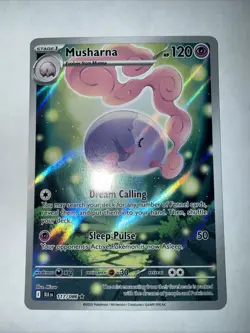 Pokemon TCG S&V Black Bolt Musharna Holo Illustration Card 117/086 NM Condition - Image 2