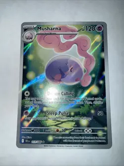 Pokemon TCG S&V Black Bolt Musharna Holo Illustration Card 117/086 NM Condition - Image 3