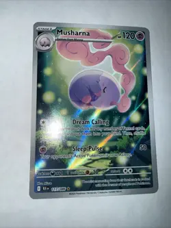 Pokemon TCG S&V Black Bolt Musharna Holo Illustration Card 117/086 NM Condition - Image 5