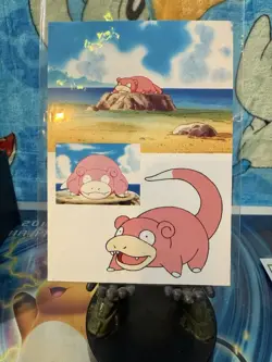 Slowpoke Pokemon Postcard Green Version #007 Japanese Rare Nintendo Japan F/S - Image 1