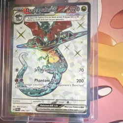 Pokemon Dragapult ex 200/167 Sv06 Twilight Masquerade Tera Holo English - Image 1