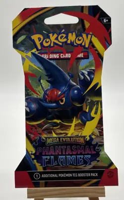 Mega Evolution Pokemon Phantasmal Flames TCG Sleeved Booster Pack (Random) NEW! - Image 1