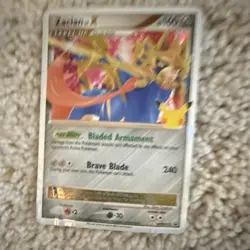 Pokemon Zacian Lv. X Promo Holo 160 HP SWSH135 Celebrations 240 Attack Level Up - Image 1