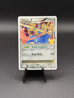 Pokemon TCG Zacian LV.X Black Star Promo SWSH135 Celebrations - Image 3