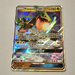 Rayquaza GX 109/168 SM: Celestial Storm Ultra Rare Full Art Holo Pokemon TCG NM+ - Image 2