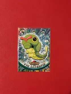 1999 Topps Pokemon #10 Caterpie TV Animation Edition - Image 1