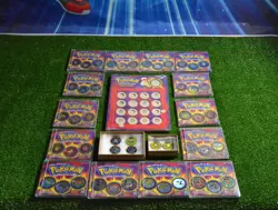 Pokemon Hasbro Battling Coin Game 14 Set Sealed Holders Pikachu Charizard Gengar - Image 1