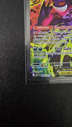 Pokemon TCG ME Ascended Heroes Mega Gengar EX SIR 284/217 Near Mint - Image 3