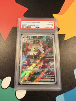Pokemon TCG Kirlia Scarlet Violet Base Set 212/198 - PSA 8 - Image 1