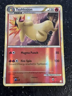Pokemon TCG Typhlosion 32/123 Heartgold & Soulsilver Reverse Holo - Image 1