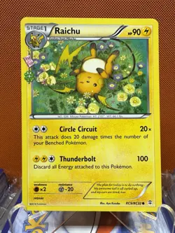 Pokemon Raichu RC9/RC32 Pokemon Generations Radiant Collection NM 20th - Image 1