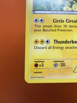 Pokemon Raichu RC9/RC32 Pokemon Generations Radiant Collection NM 20th - Image 4