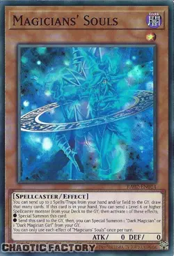 YUGIOH RA02-EN014 Magicians' Souls Super Rare 1st Edition NM - Image 1