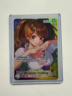 Charlotte Pudding OP08-058 Two Legends alt art leader one piece English - Image 1