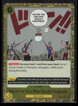 You're the One Who Should Disappear (Reprint) OP06-115 One Piece PRB NM - Image 1