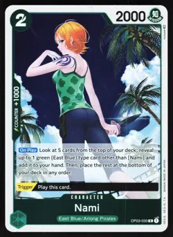 Nami (030) OP03-030 One Piece TCG Foil R Near Mint - Image 1