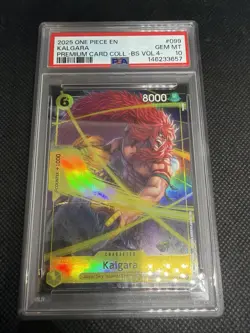 2025 One Piece EN Premium Card Coll BS Vol 4 #099 Kalgara PSA 10 GEM MINT - Image 1