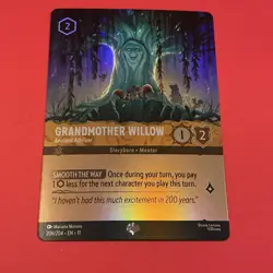 J4 Disney Lorcana Winterspell Grandmother Willow Ancient Advisor Epic (206/204) - Image 1