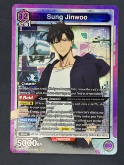 SUNG JINWOO SR UE17BT/SLG-1-022 UNION ARENA SOLO LEVELING NM Authentic - Image 1