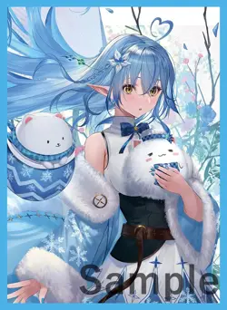 hololive Yukihana Lamy Anime Card Sleeves *NEW* 60ct - Image 1