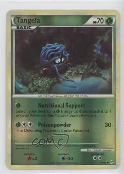 Tangela Reverse Foil Pokemon HeartGold & SoulSilver Call of Legends #72 - Image 1