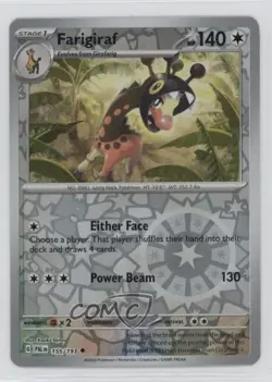 Farigiraf Reverse Foil Pokemon SV02: Paldea Evolved #155 - Image 1