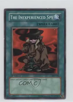 The Inexperienced Spy 1st Ed. YuGiOh Starter Deck Kaiba Evolution #SKE-030 READ - Image 1